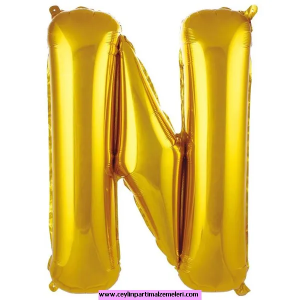 N Gold Folyo Balon